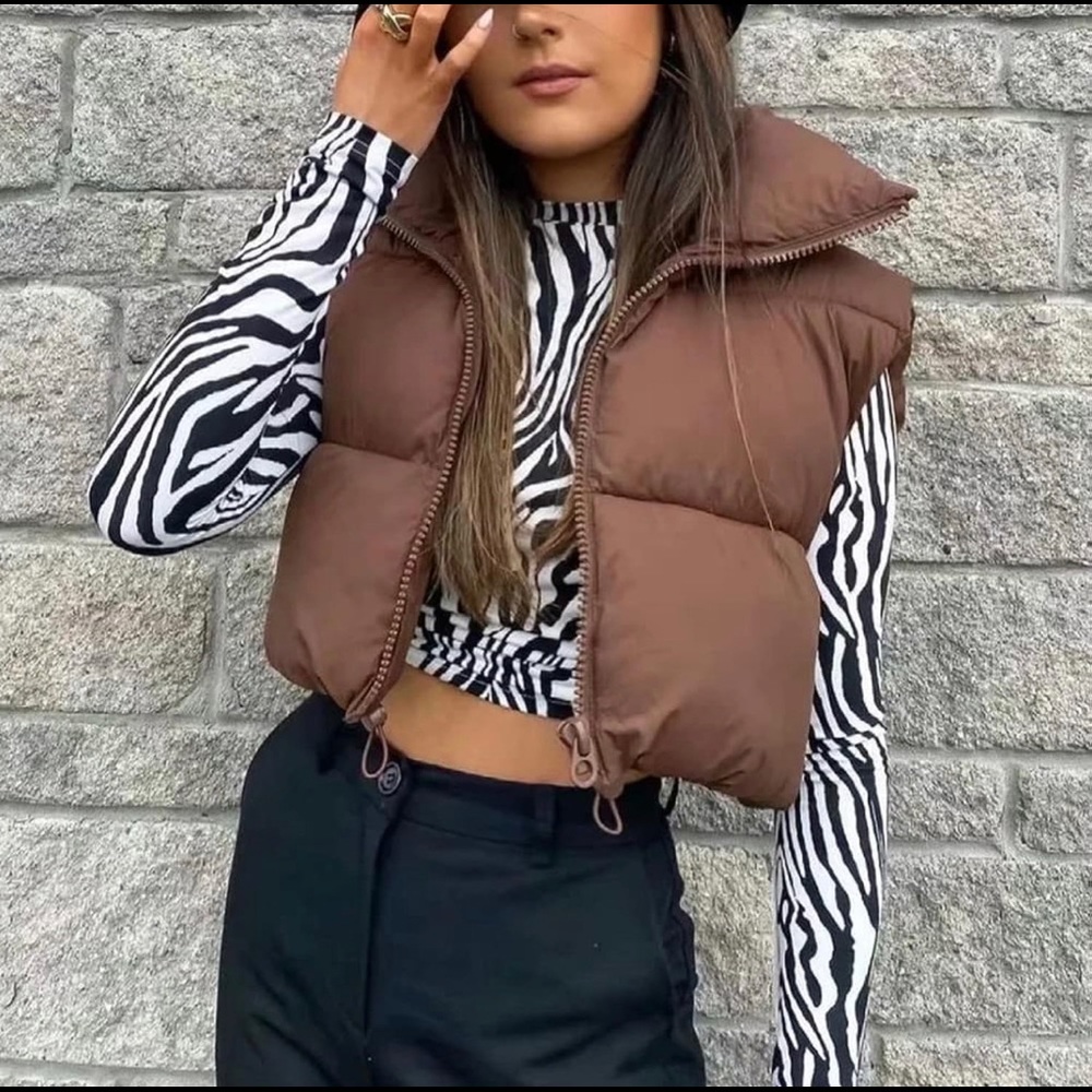 Women's Winter Crop Vest